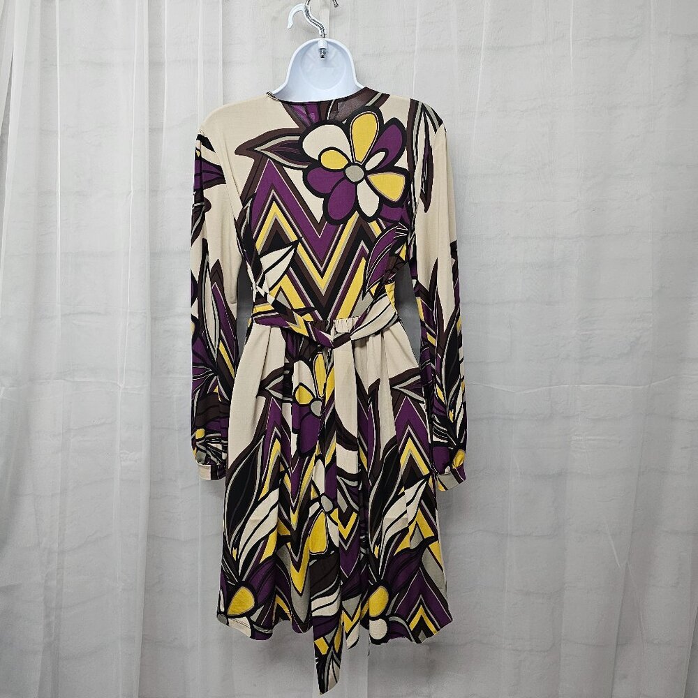 Catch My I Dress Purple Floral Retro Y2K Mod XL - Picture 7 of 12